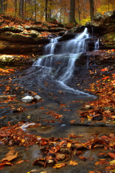 Captured Solitude - Cagles Mill Falls - Cataract, Indiana